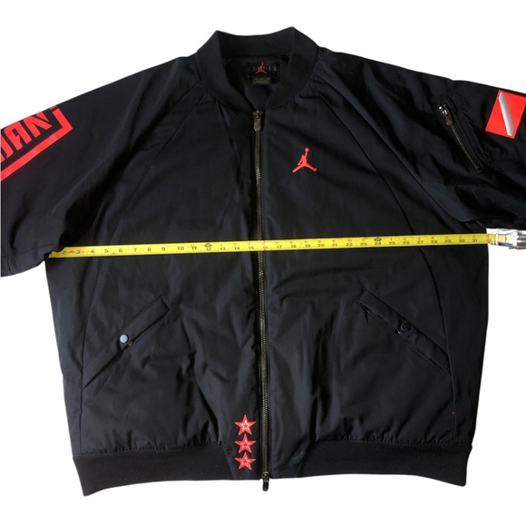 Air Jordan Stand Collar long Sleeve Bomber Jacket Size 3XL - Picture 9 of 11